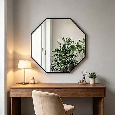 Black Octagon Mirror Black Octagon Mirror